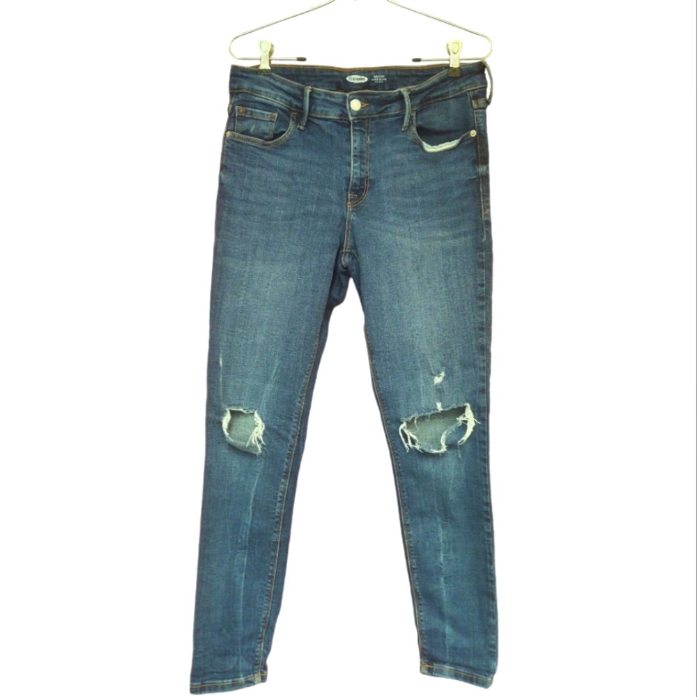 EUC Old Navy Rockstar Jeans Size 8 Long